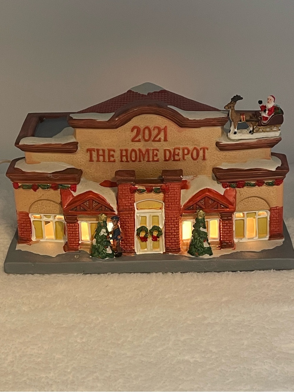 Home Accents Holiday 2021 The Home Depot Lighted Christmas Village Building